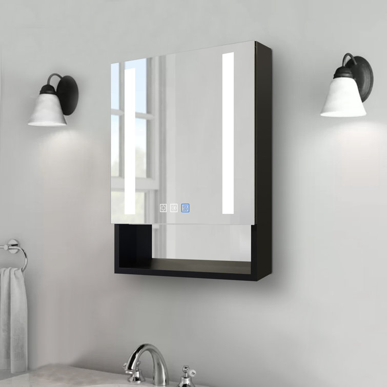 Brayden Studio® W H Recessed Medicine Cabinet Mirror - Wayfair Canada